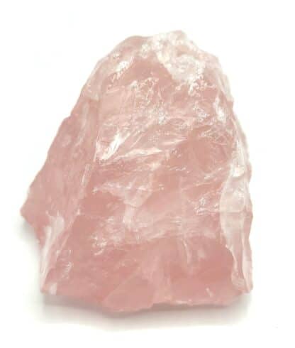 Bloc massif de quartz rose, Madagascar.