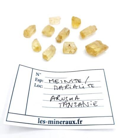 Marialite (Var.Scapolite), Région d'Arusha, Tanzanie.