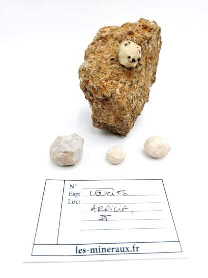 Leucite (lot de 4), Ariccia, Rome, Italie.