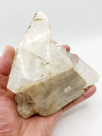 Calcite type "Paperspath" et adulaire, Rueras, Tujetsch, Suisse.