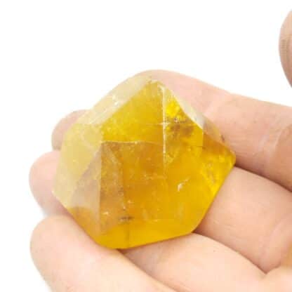 Fluorite (Fluorine) Polyèdre, Mine jaune de Valzergues, Aveyron.