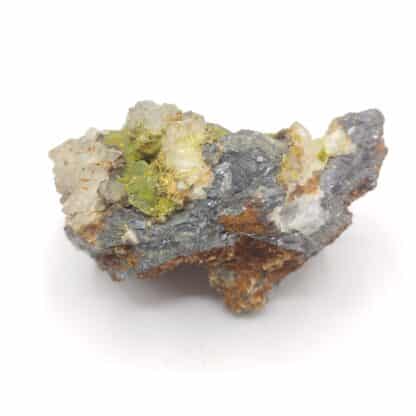 Wulfénite, Pyromorphite & Galène, Tabataud, Nontron, Dordogne.