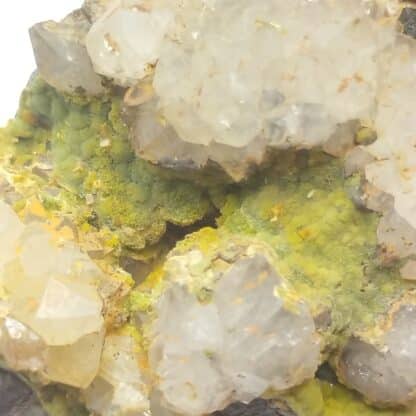 Wulfénite, Pyromorphite & Galène, Tabataud, Nontron, Dordogne.