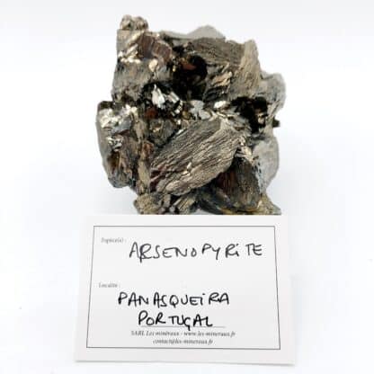 Arsénopyrite, Mine de Panasqueira, Portugal.