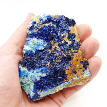 Azurite et malachite, mine de la Garonne au Pradet dans le Var.