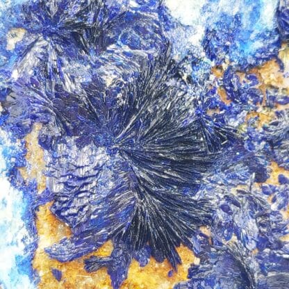 Azurite et malachite, mine de la Garonne au Pradet dans le Var.