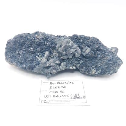 Bournonite, Blende, Pyrite, Mine des Malines, Saint-Laurent-le-Minier, Gard.