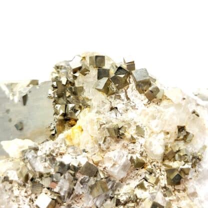 Gypse et Pyrite, mine de Niccioleta, Toscane, Italie.