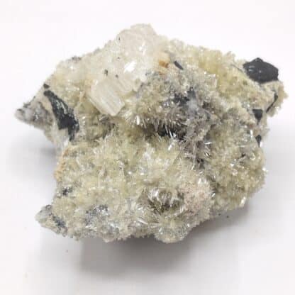 Willémite & Cérusite, Tsumeb, Namibie.