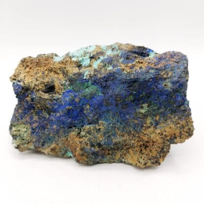 Azurite, Malachite, Chrysocolle, Morenci, Arizona, États-Unis.