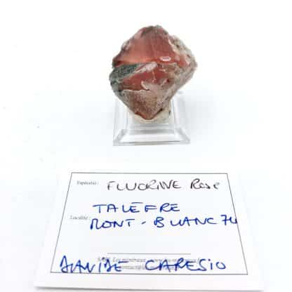 Fluorite rose, Talèfre, Chamonix-Mont-Blanc, Haute-Savoie.