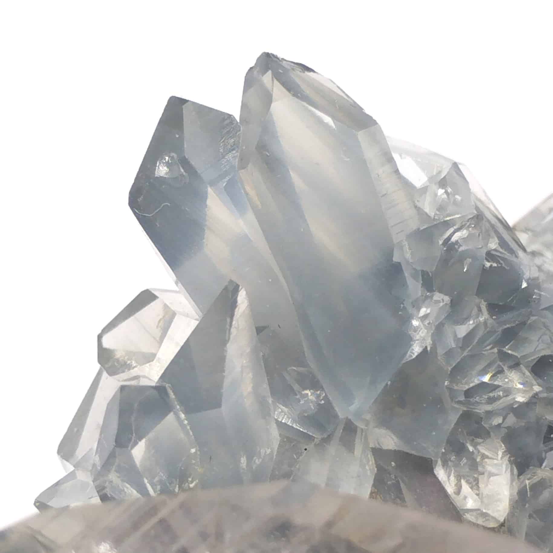 Quartz bleu, La Calanda, Grisons, Suisse.